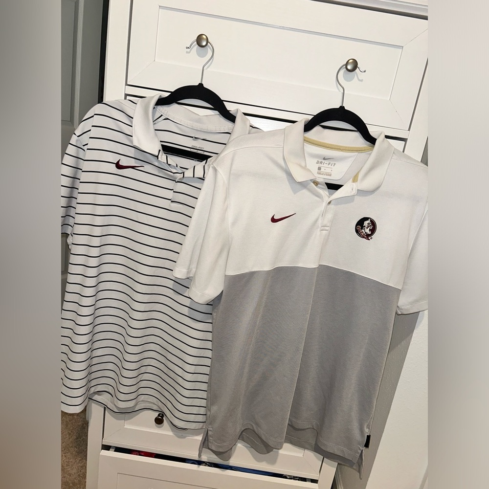 FSU Large Polo Shirt Set of 2